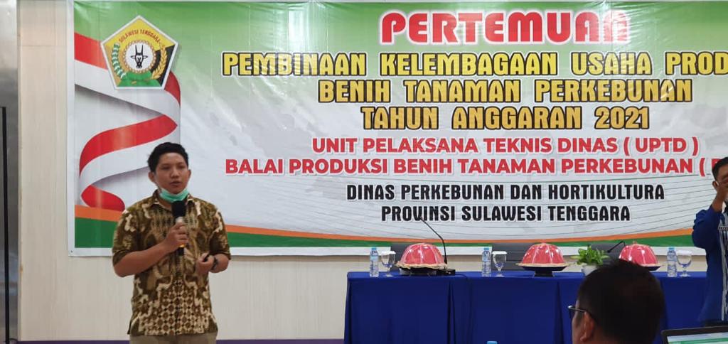 Pembinaan Kelembagaan Usaha Produksi Benih Kopi dan Kako Perkebunan di Kendari Sulawesi Tenggara