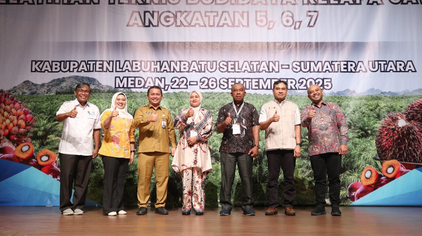 Tingkatkan Produktivitas Sawit :  PT RPN, BPDPKS, dan Ditjenbun Latih 99 Pekebun Labusel