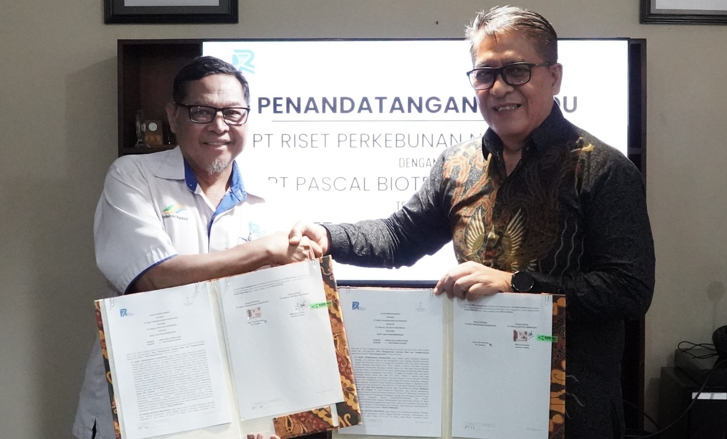 Kolaborasi Inovasi Perkebunan: PT Riset Perkebunan Nusantara dan PT Pascal Biotech Indonesia Tandatangani Nota Kesepahaman