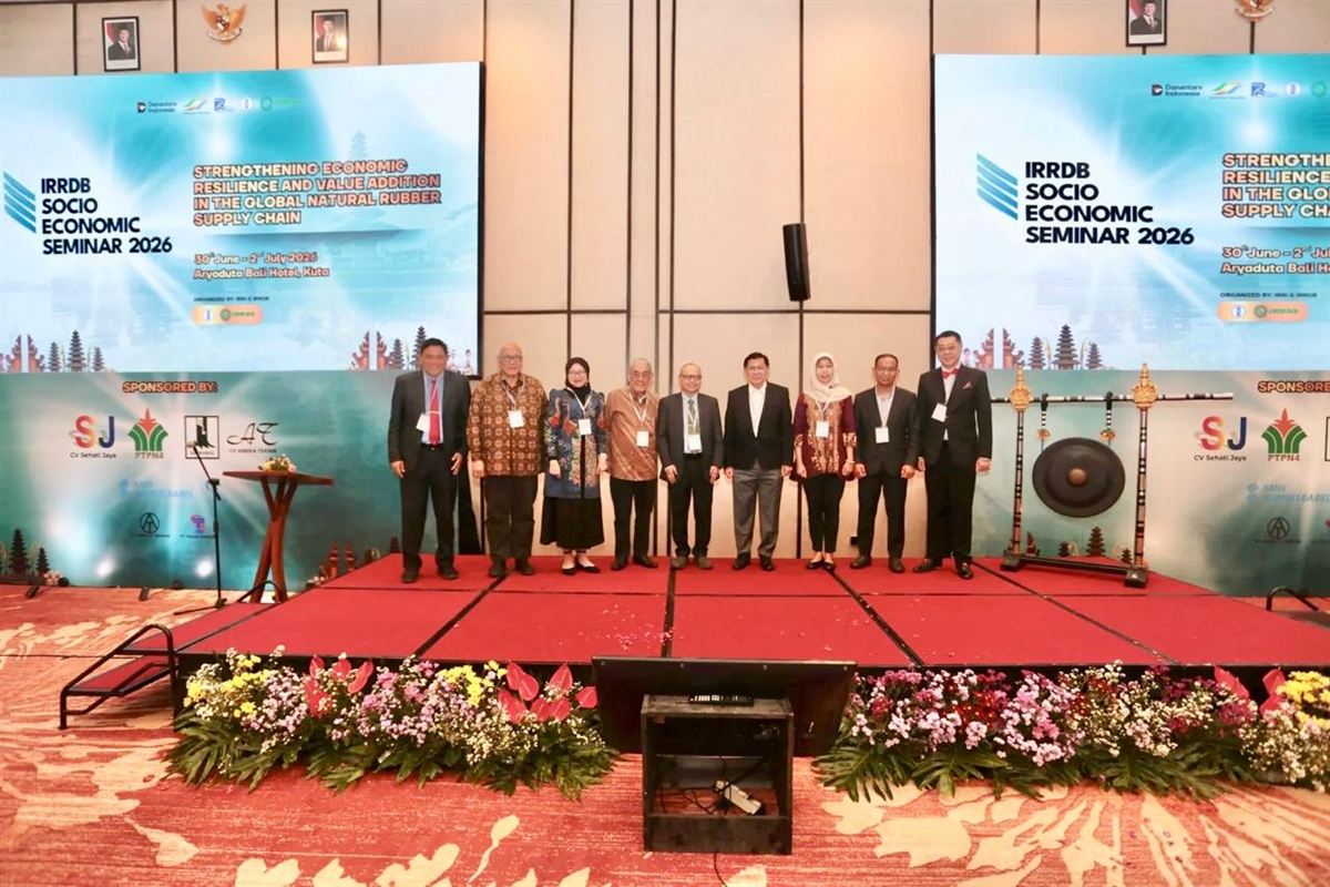 PT RPN dan IRRDB Gelar Seminar Internasional 2026 di Bali Perkuat Industri Karet Alam Global
