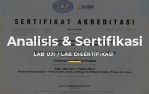 Layanan Analisis Laboratorium Terakreditasi